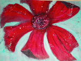 rote blume